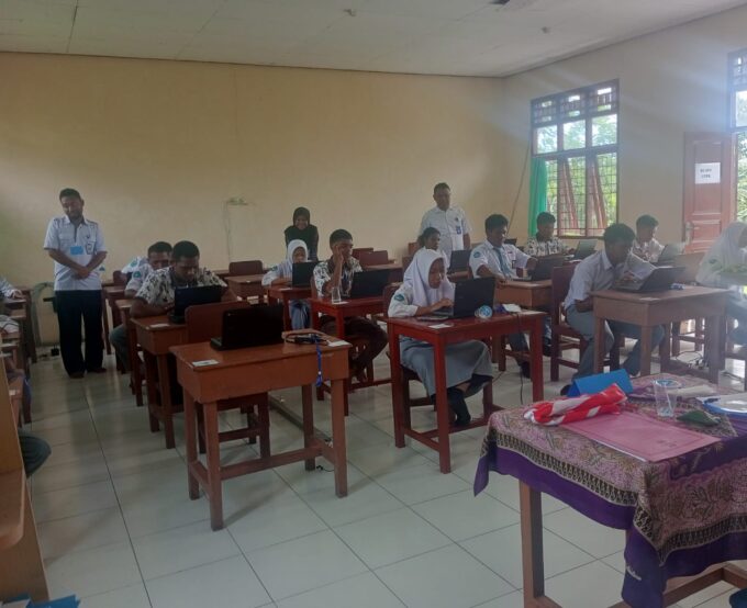 Geladi Bersi Pelaksanaan ANBK Tahun 2024 di pimpin langsung oleh Kepala SMA N 7 Kab. Sorong